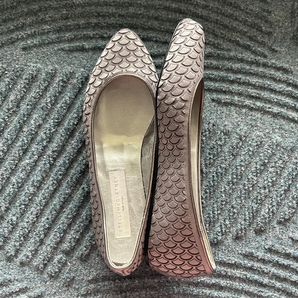 NWOB Stella McCartney Patterned Ballet Flats, IT 37 (~US 7)